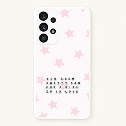 Pretty Sad Letter Beads Galaxy A33 Case