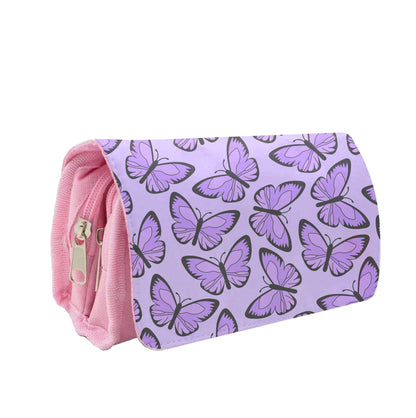 Purple Butterfly - Butterfly Patterns Pencil Case