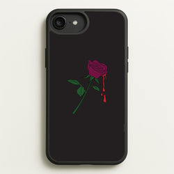 Dark Pink Rose iPhone 6 Plus / 7 Plus / 8 Plus Case