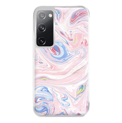 Pink Marble Swirl Phone Case