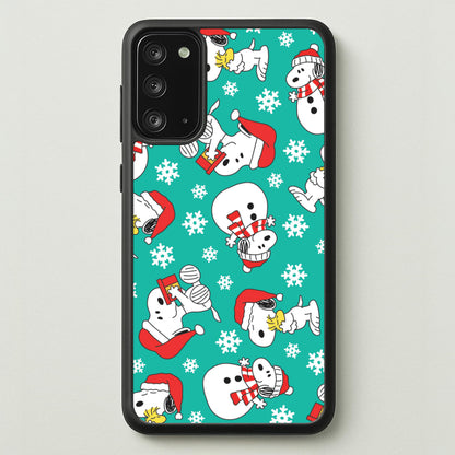 Christmas Cartoon Beagle Pattern Galaxy Note 20 Case