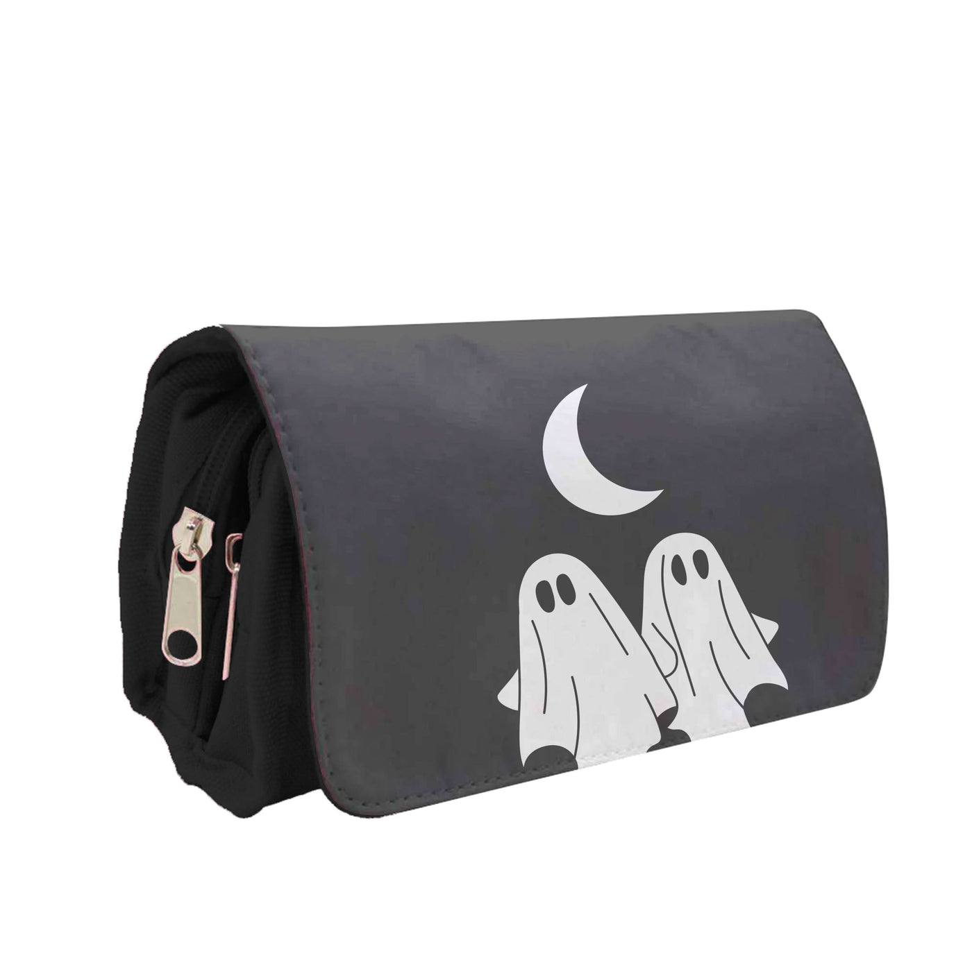 Double Trouble Black Pencil Case