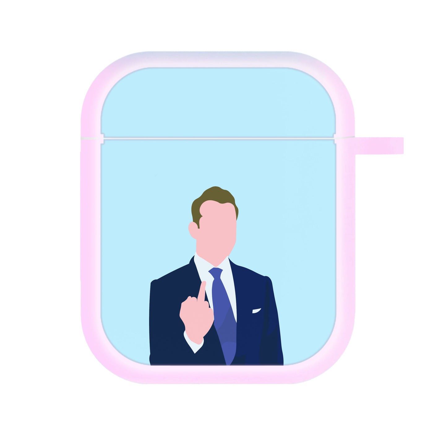 Middle Finger - Suits AirPods Case