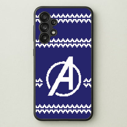 Superhero Team Blue Christmas Jumper  Galaxy A13 Case