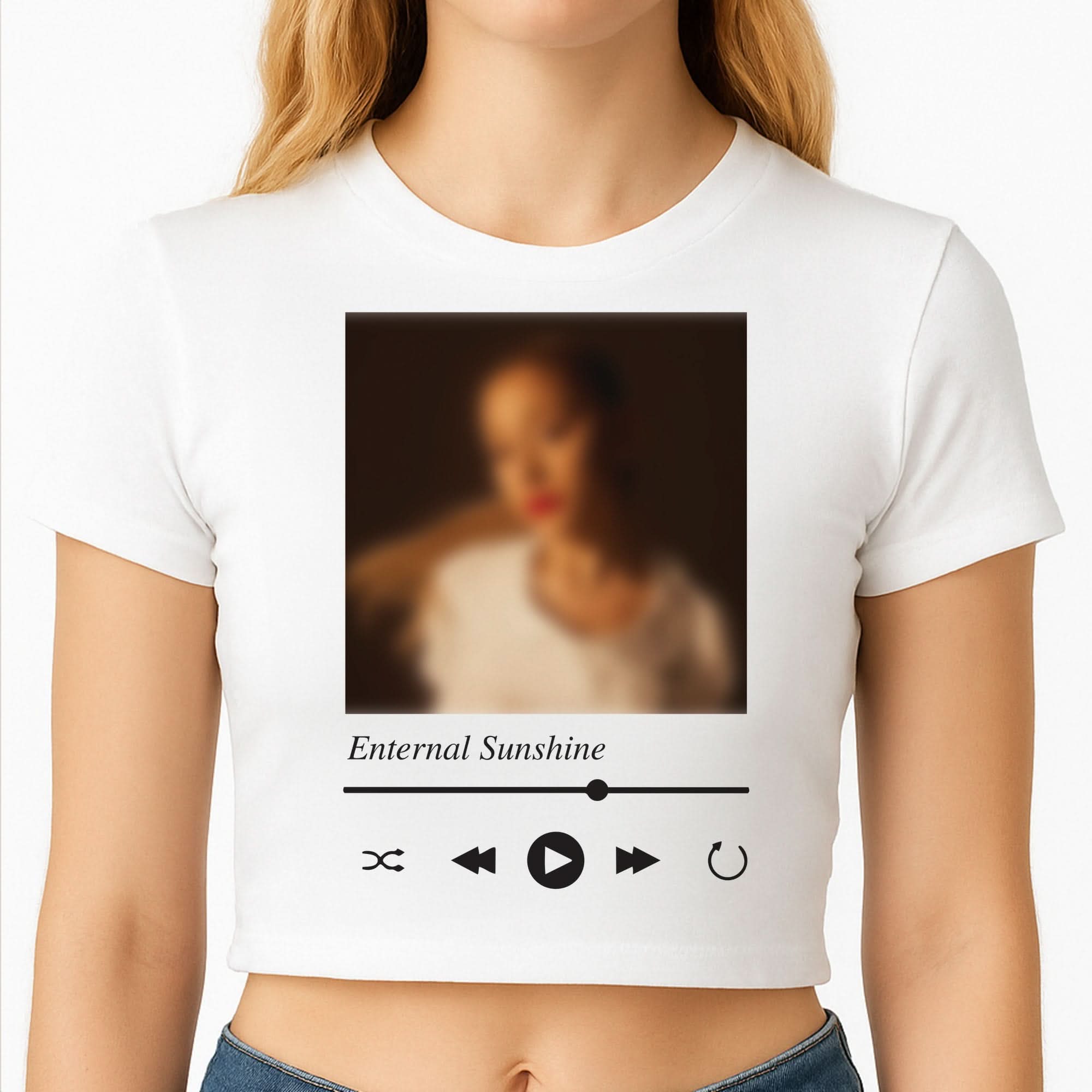Sunshine Music Player Crop Top