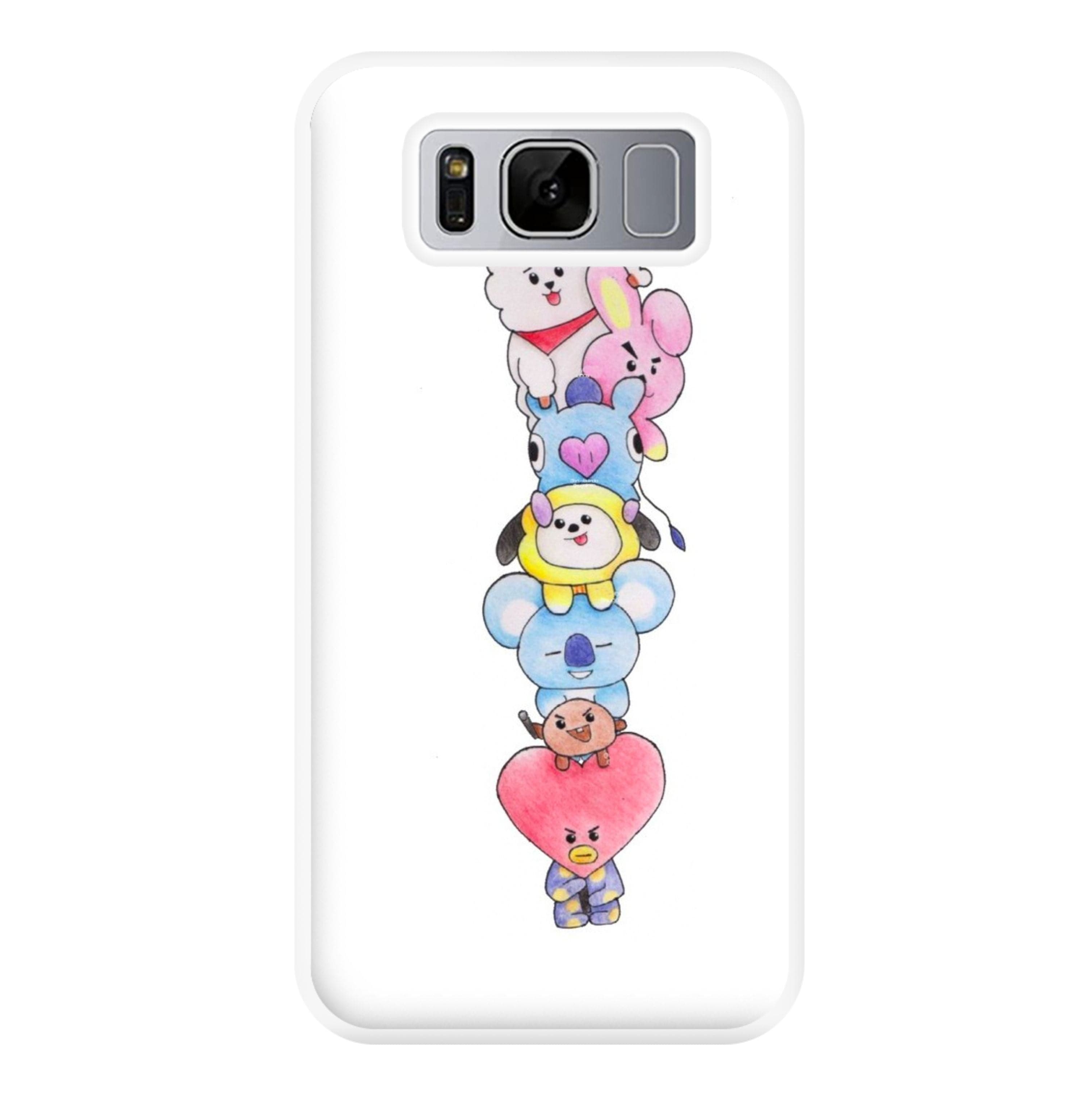 K-Pop Band BT21 Drawing Phone Case