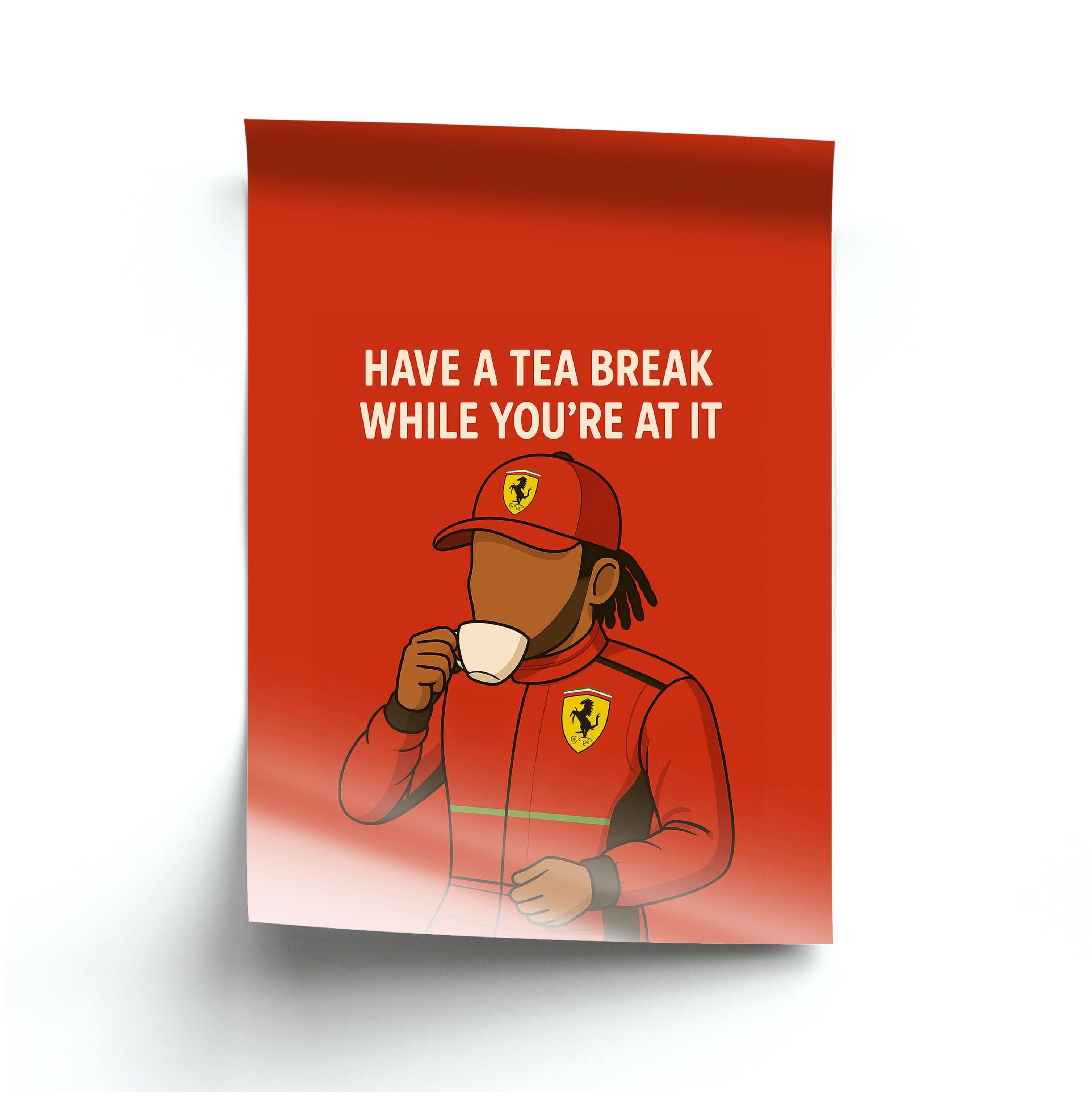 Hamilton's Tea Break Poster