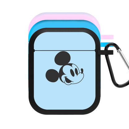 Blue Mickey AirPods Case