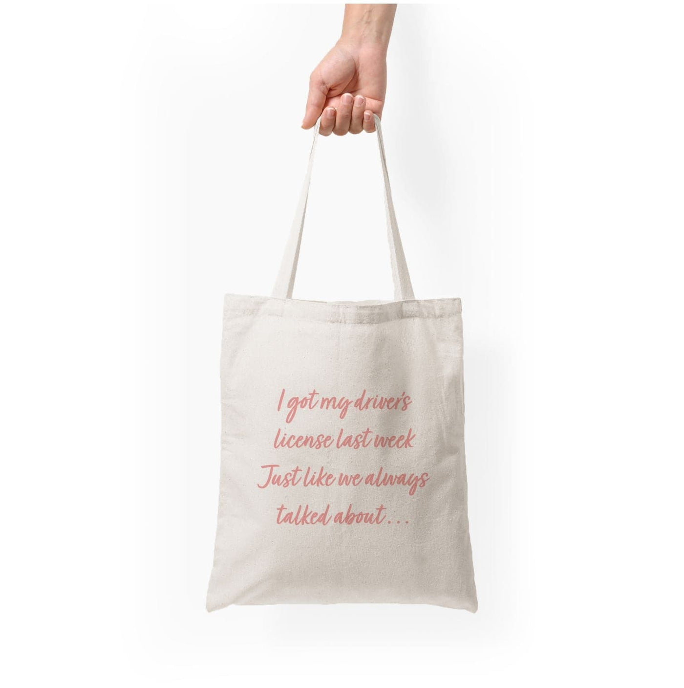 Drivers License Lyrics - Olivia TikTok Tote Bag