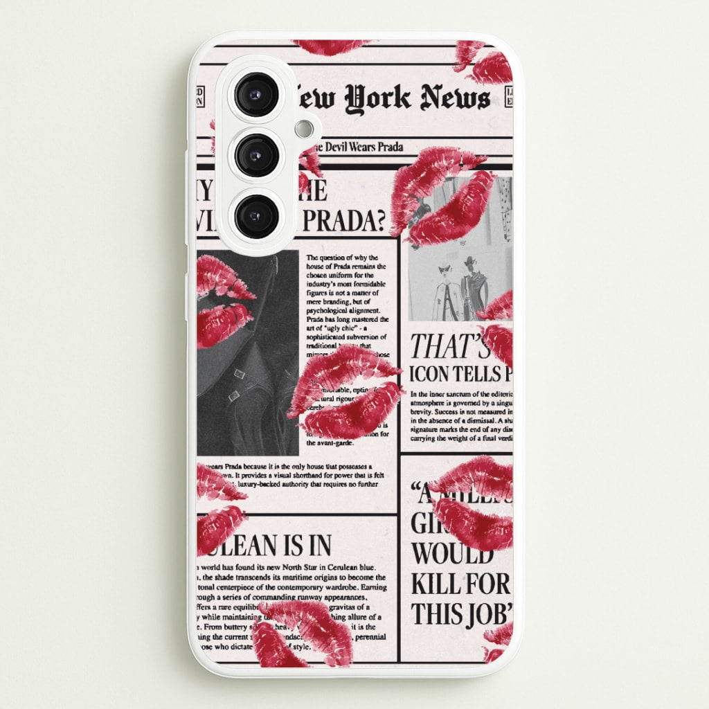 Headline Kisses Galaxy S23FE Case