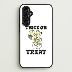 Trick Or Treat Cartoon Beagle Galaxy A14 Case