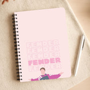 Fender Pink Sports Jersey Notebook 3
