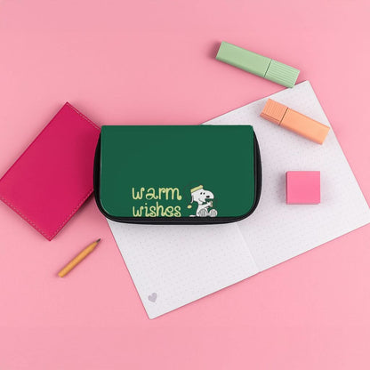 Cartoon Beagle Warm Wishes Pencil Case