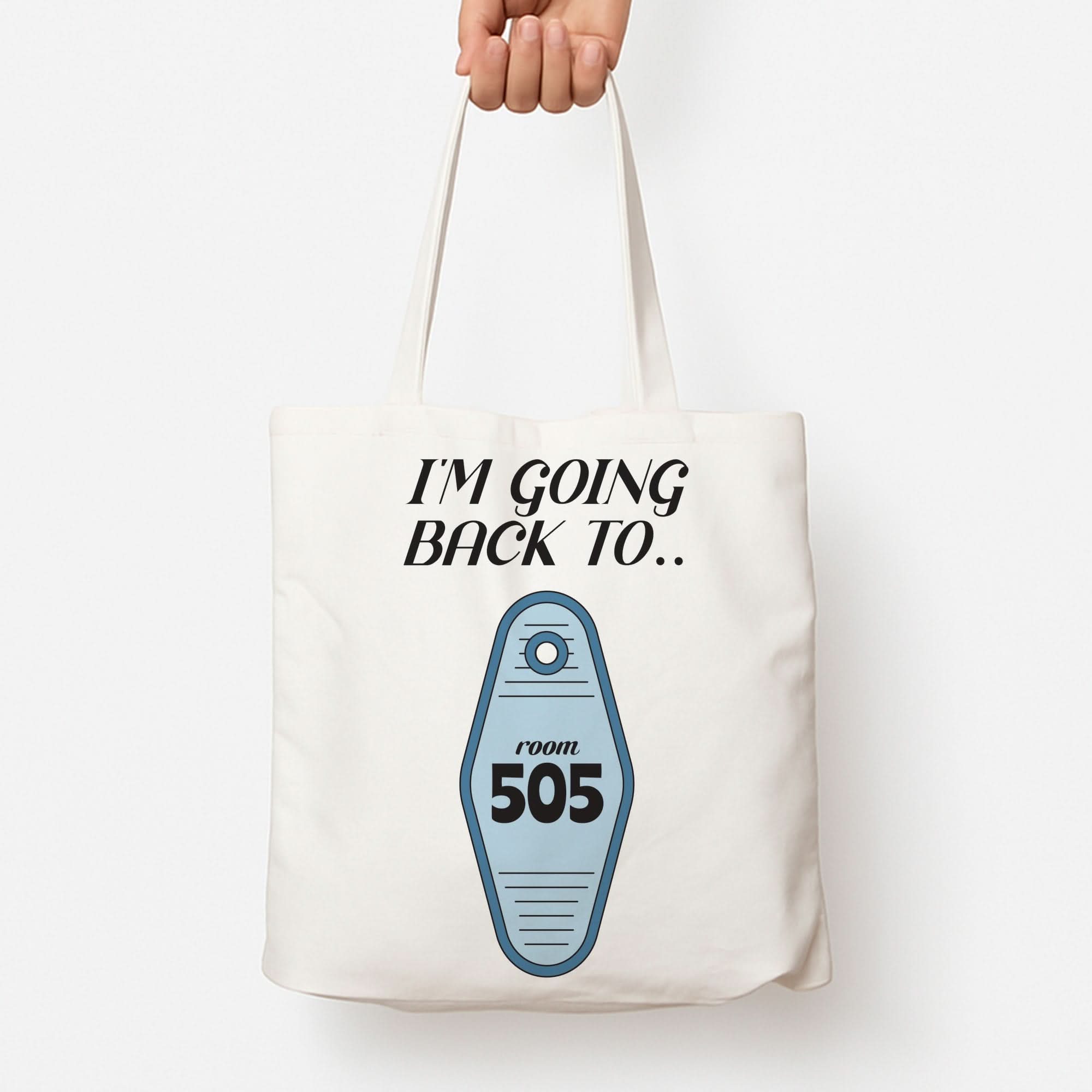 I'm Going Back To 505 Keyring Tote Bag