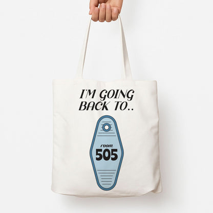 I'm Going Back To 505 Keyring Tote Bag
