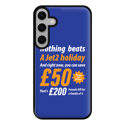 Nothing Beats A Jet Holiday Galaxy S24FE Case