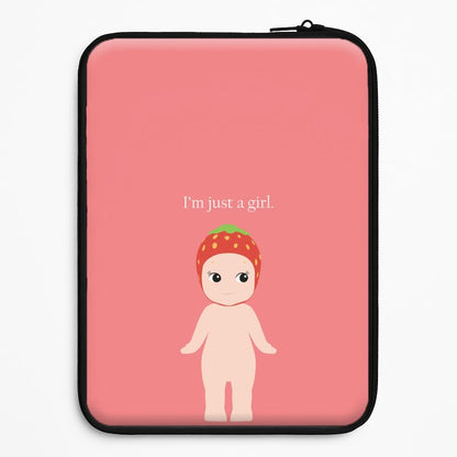 I'm Just A Girl Universal Laptop Sleeve