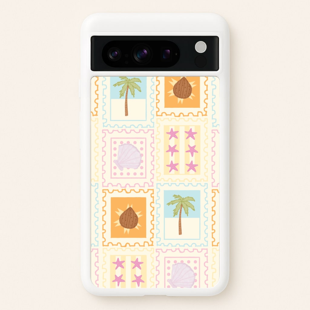 Tropical Stamps Google Pixel 8 Pro Case