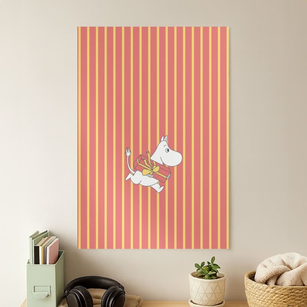 Red Present Moom Poster