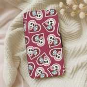 J And S Heart Pattern Flip / Wallet Phone Case 5