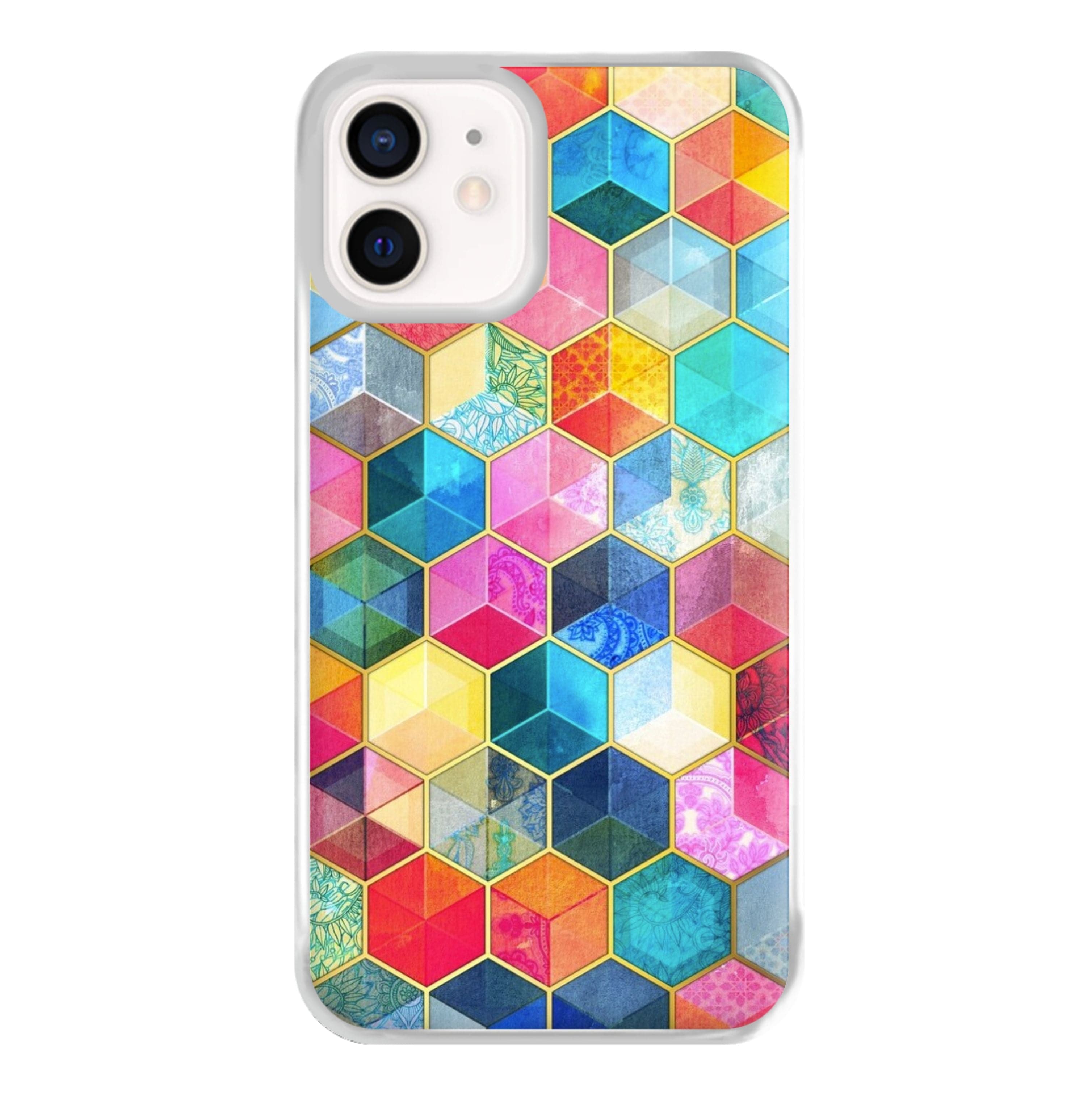 Colourful Honeycomb Pattern Phone Case