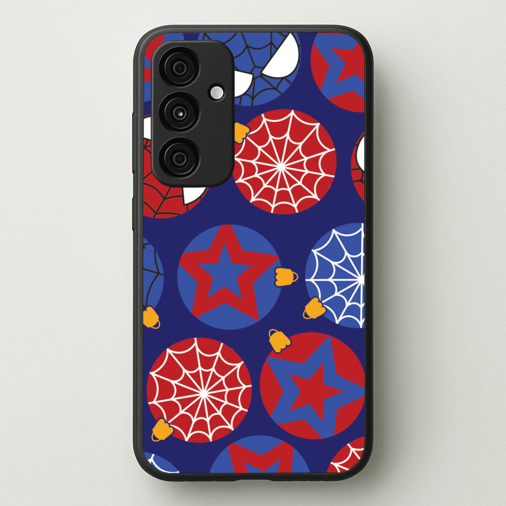 Spider Hero Baubles Pattern Galaxy A15 Case