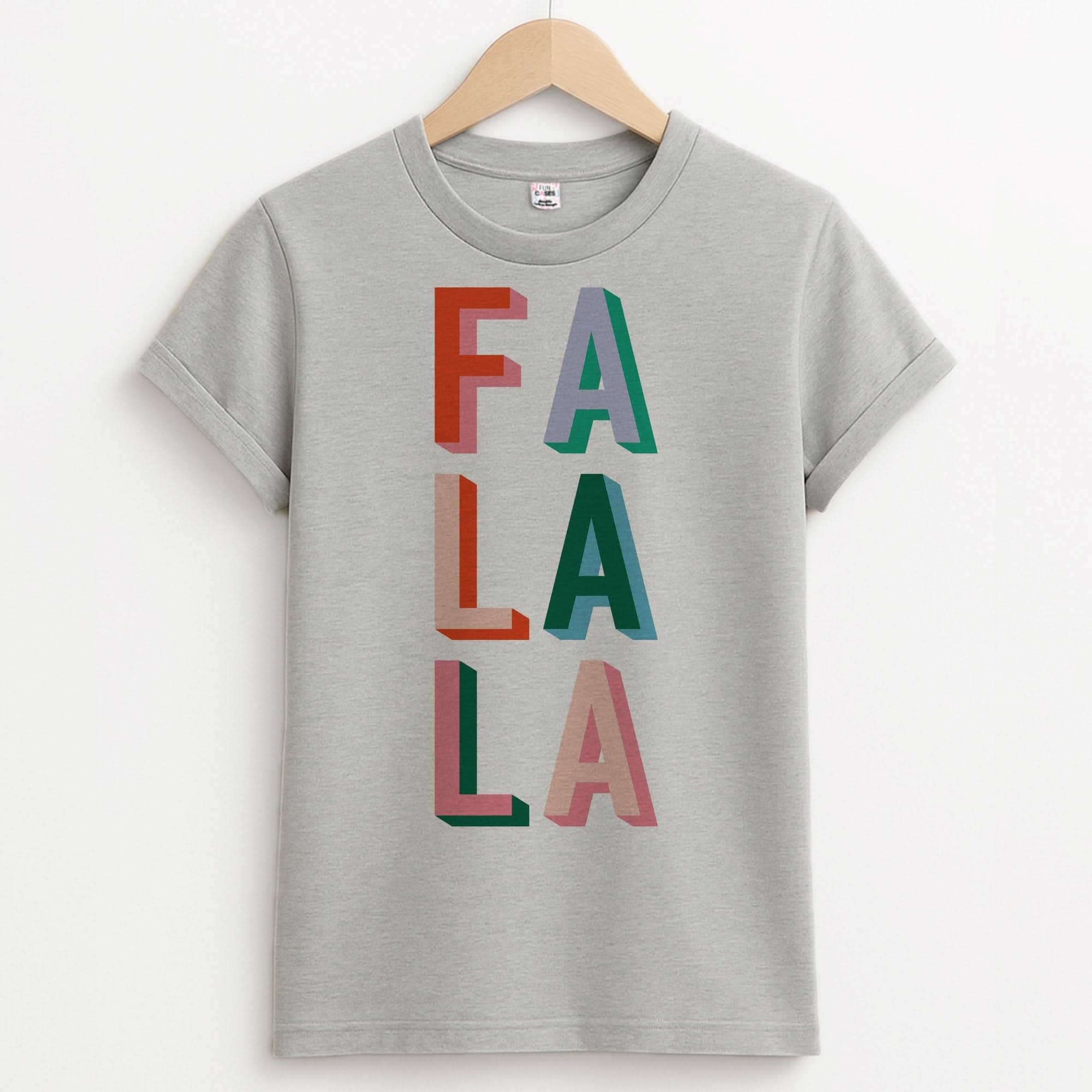 Colourful Falala Unisex Grey T-Shirt
