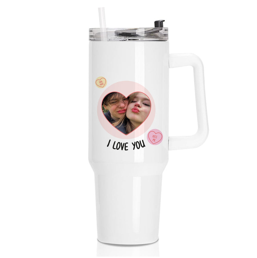 I Love You - Personalised Couples Tumbler