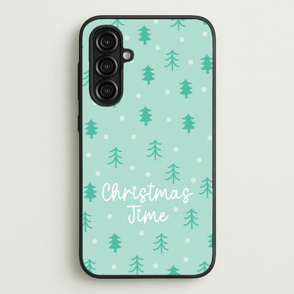 Cute Xmas Trees Pattern Galaxy A16 Case