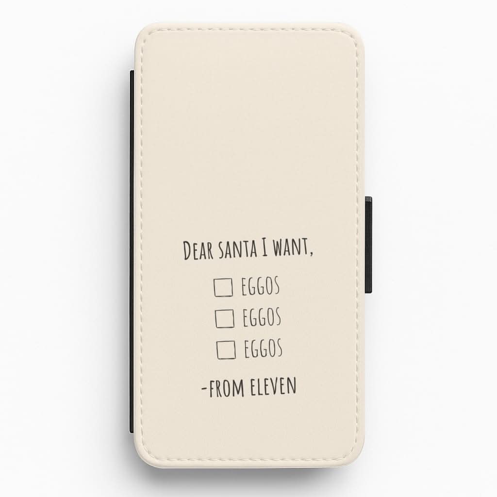 Eleven's Christmas List Flip / Wallet Phone Case