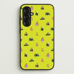 Halloween Plushies Pattern III - Halloween Galaxy A16 Case