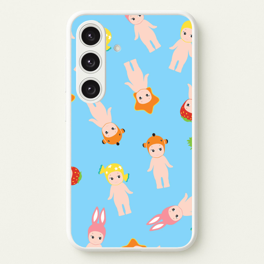 Angels Pattern Galaxy S25 Plus Case
