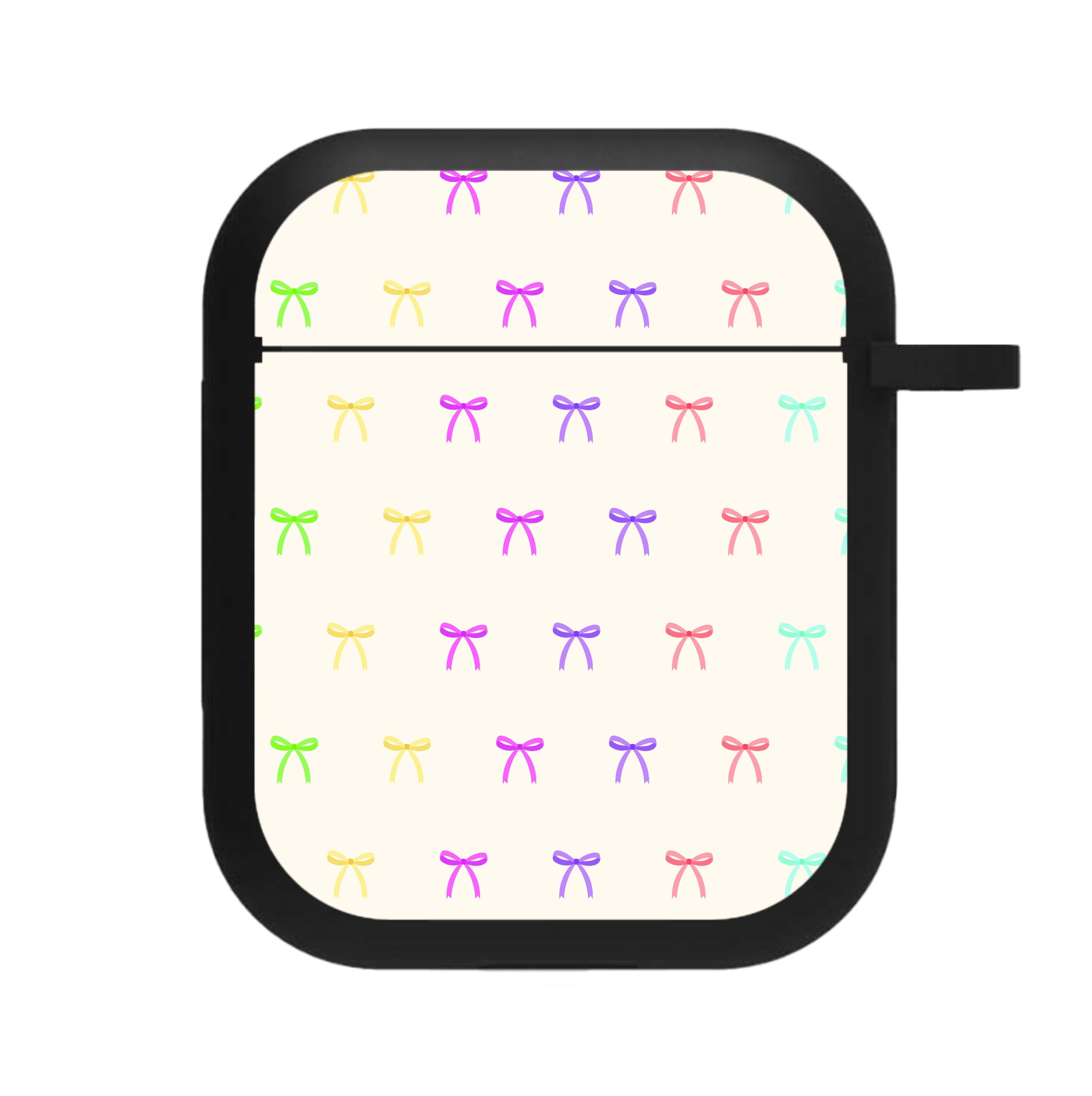 Pastel Ribbons Pattern AirPods Case