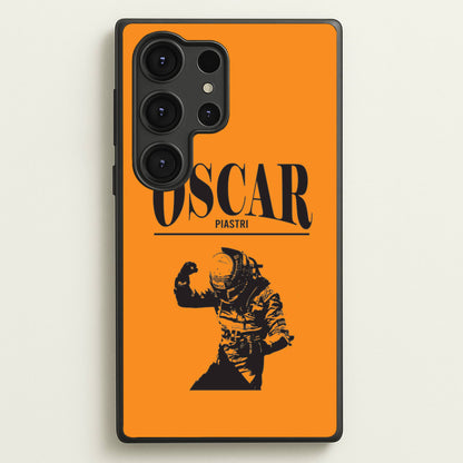 Oscar Orange And Black Galaxy S25 Ultra Case