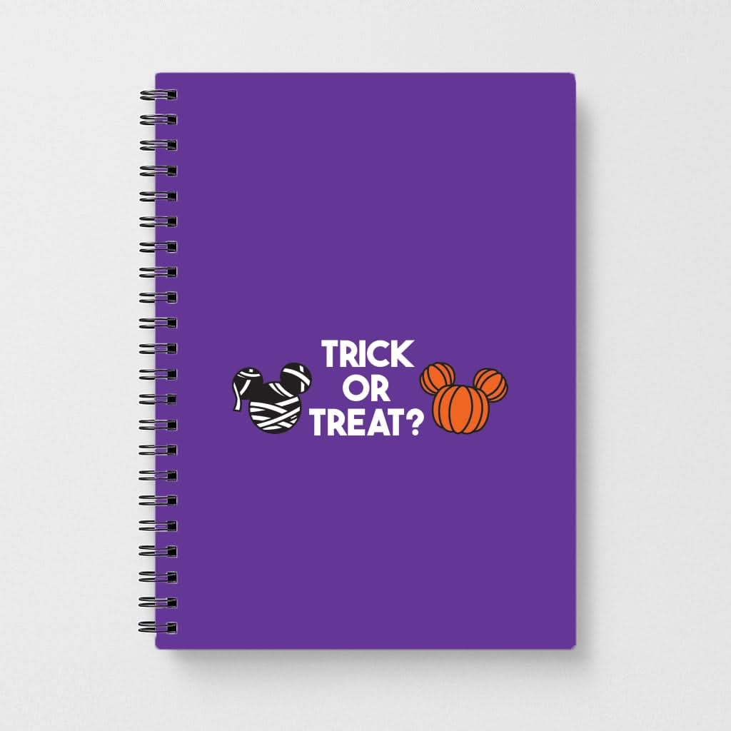 Trick Or Treat Mouse Notebook