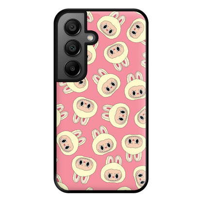 Cute Cream Monster Face Pattern Galaxy A56 Case