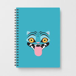 Demon Cat Face Notebook