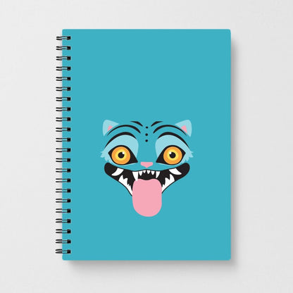 Demon Cat Face Notebook