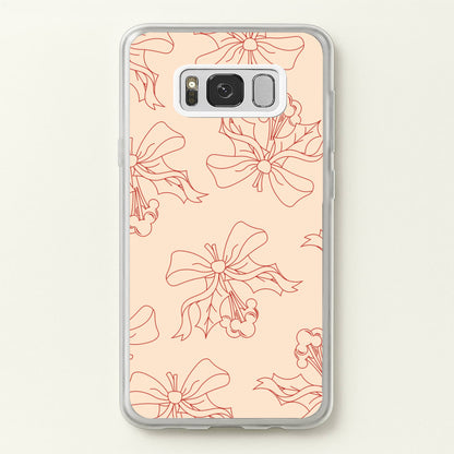 Cartoon Mouse Holly Pattern Galaxy S8 Case