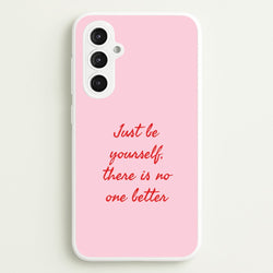 Just Be Yourself Galaxy S23FE Case