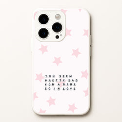 Pretty Sad Letter Beads iPhone 15 Pro Max Case