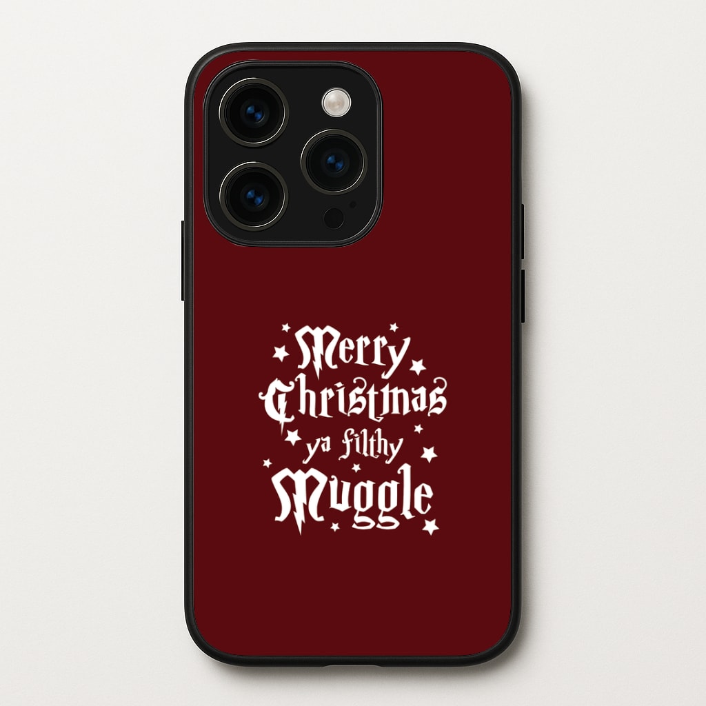Merry Christmas You Filthy Muggle iPhone 15 Pro Case