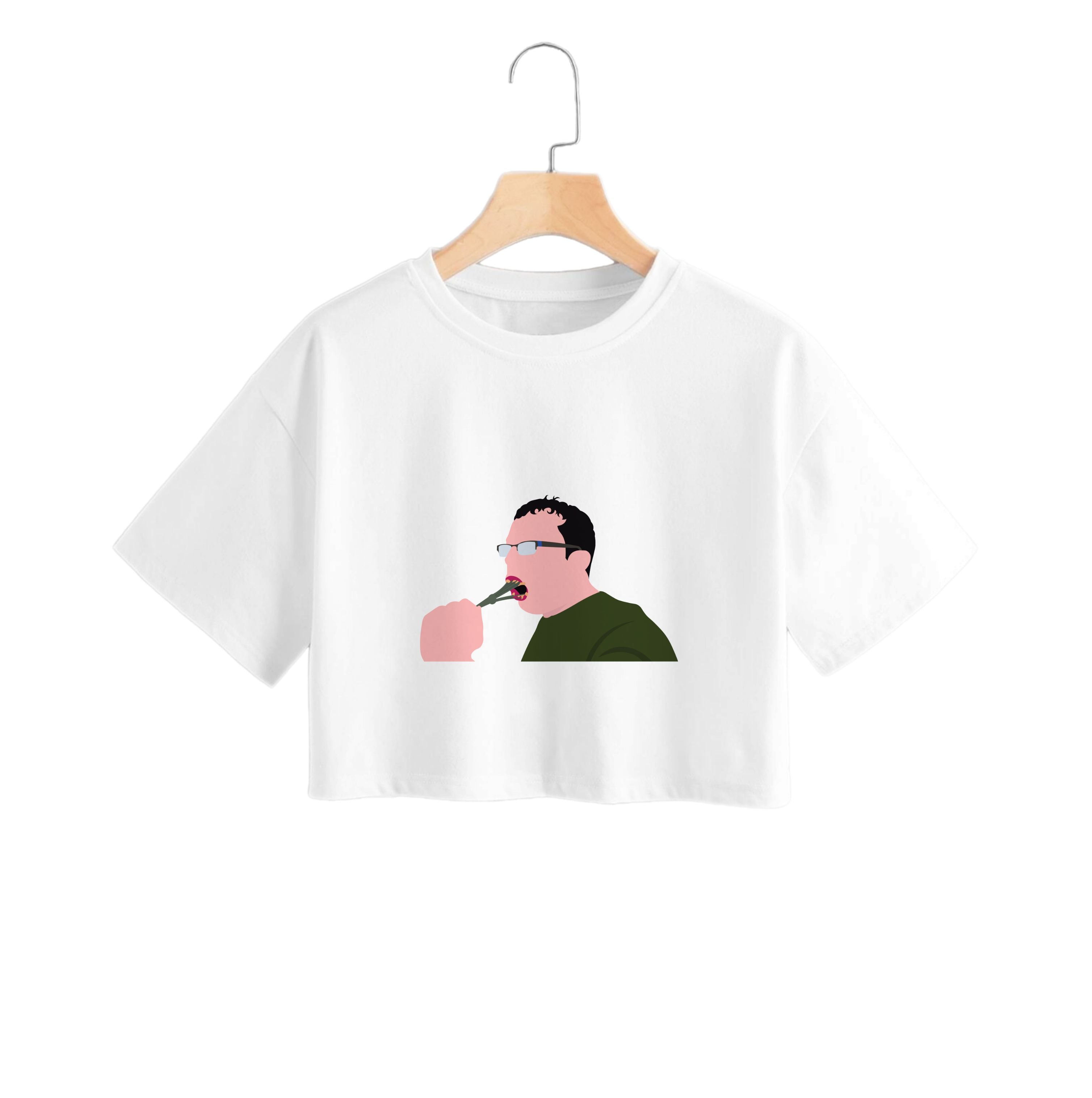 Whisker Gobble - British Pop Culture Crop Top