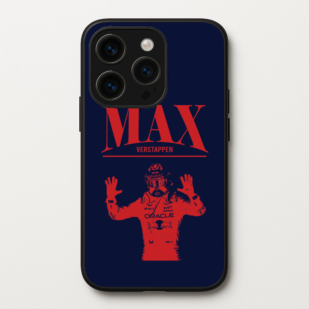 Max Blue And Red iPhone 14 Pro Max Case