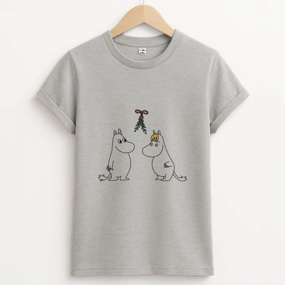 Mistletoe Mooms  Unisex Grey T-Shirt