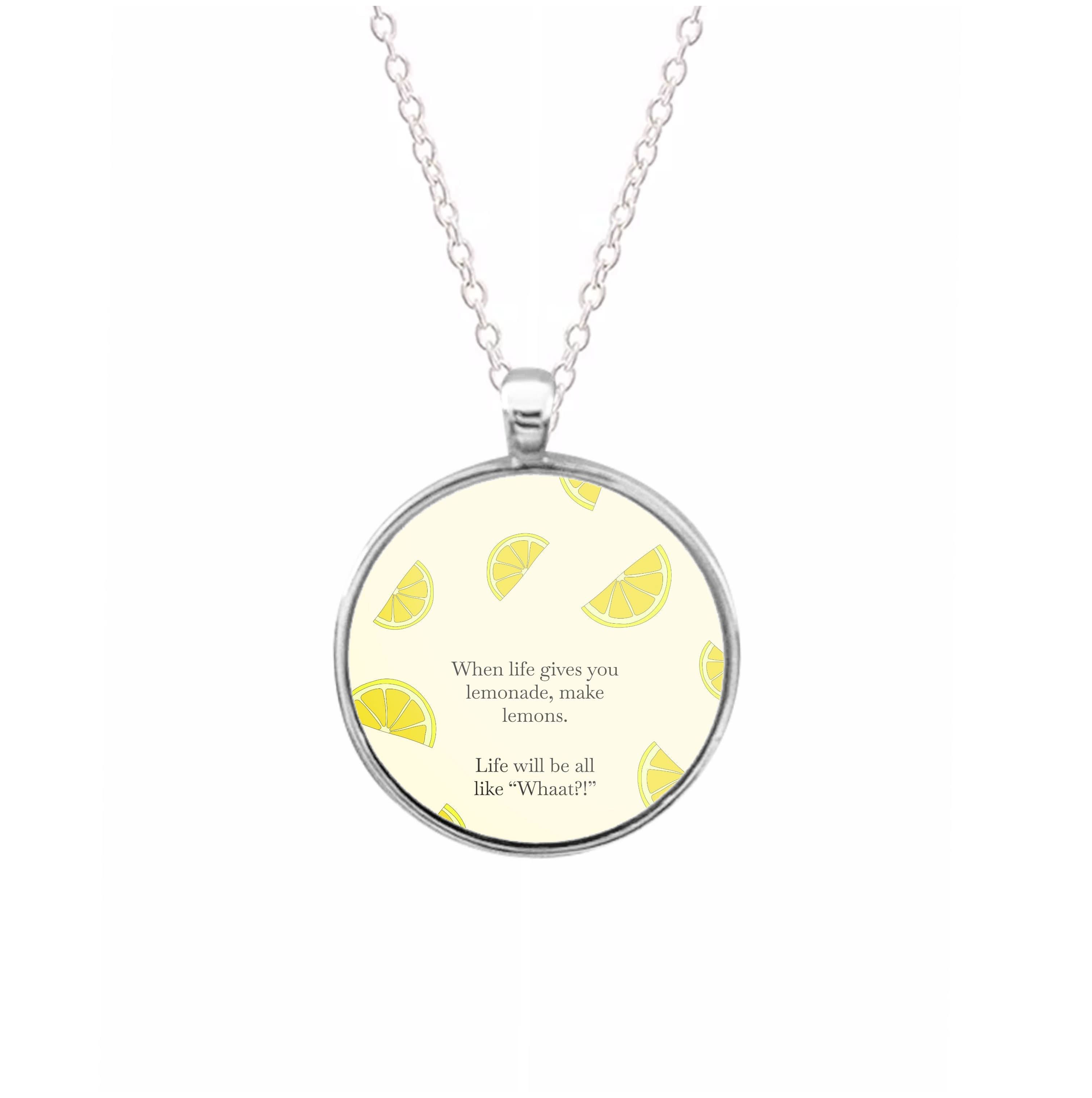 When Life Gives You Lemonade, Make Lemons Necklace