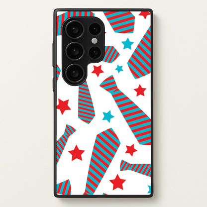 Tie And Stars Pattern Galaxy S24 Ultra Case