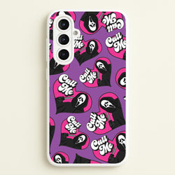 Call Me Heart Pattern Galaxy A16 Case