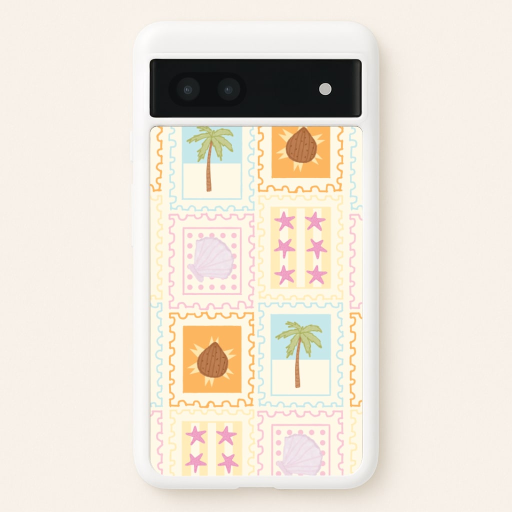 Tropical Stamps Google Pixel 6a Case