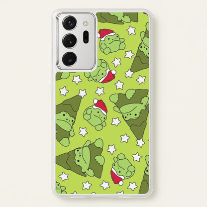 Christmas Frogs And Stars Plush Pattern Galaxy Note 20 Ultra Case